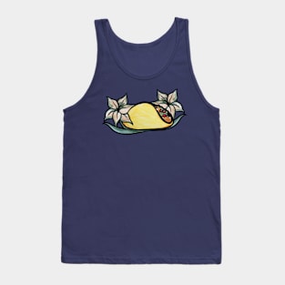 Elegant Taco With Flowers A La Carte Tank Top